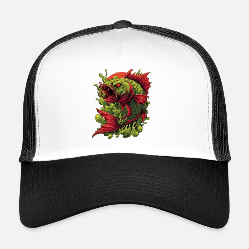 Emerald Koi Fury Splash Casquette trucker 