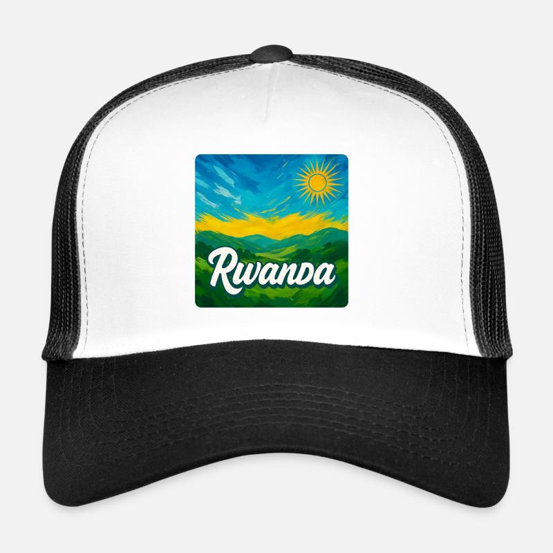 Rwanda – La beauté verte de l’Afrique Casquette trucker 