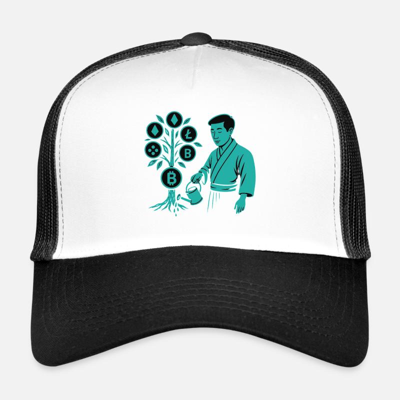 Satoshi-Baum Wurzeln der Krypto-Revolution Bitcoin Trucker Cap