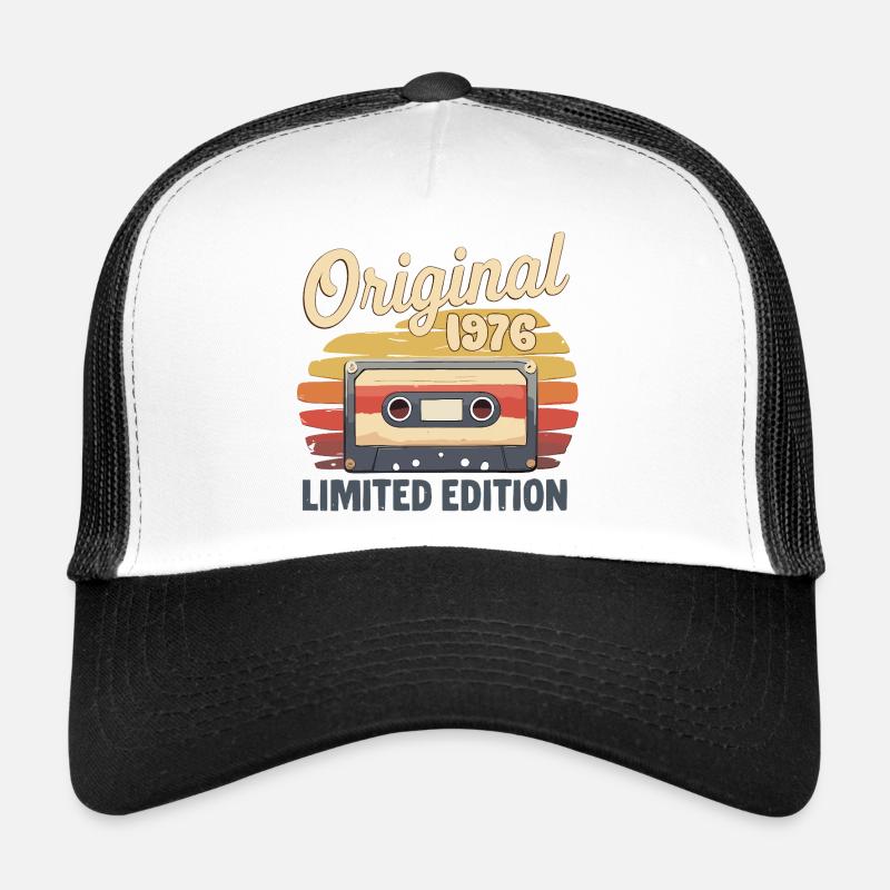 Cassette originale 1976 en édition limitée 50. Casquette trucker 