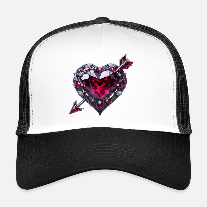 Ruby heart Trucker Cap
