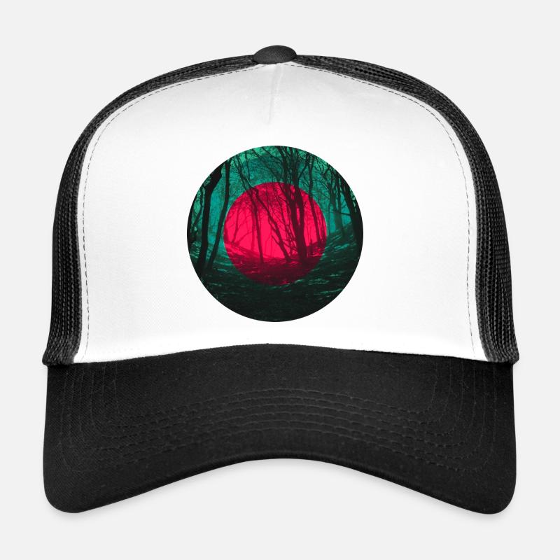 Forest eclipse Trucker Cap