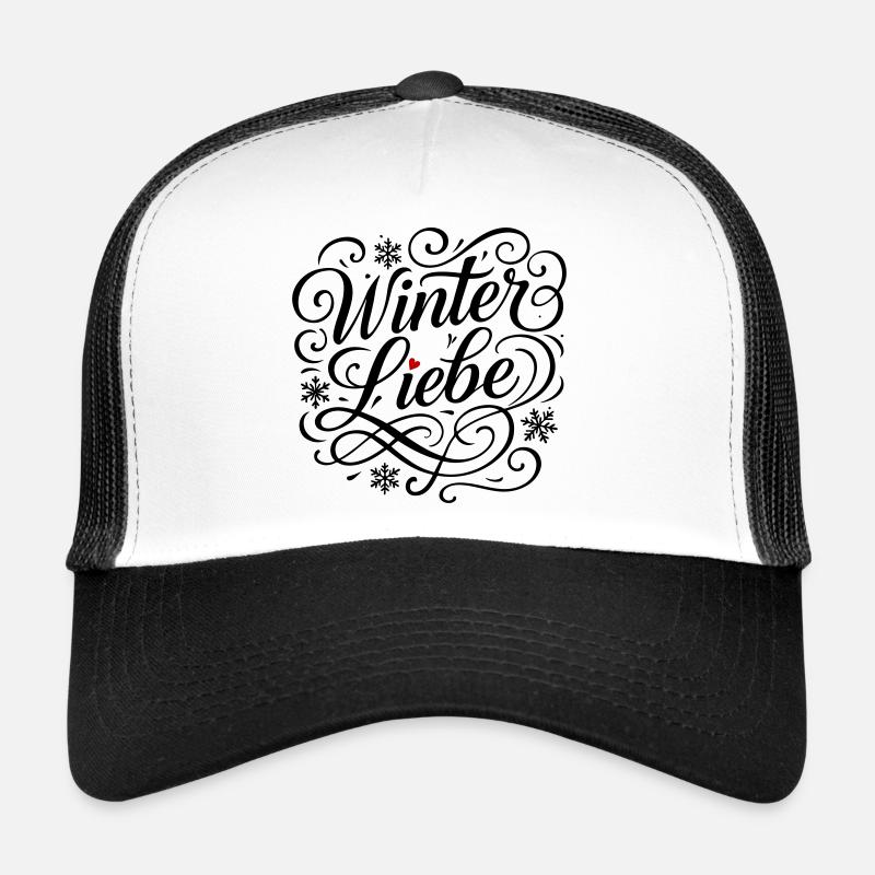 Winter Liebe Herz Trucker Cap