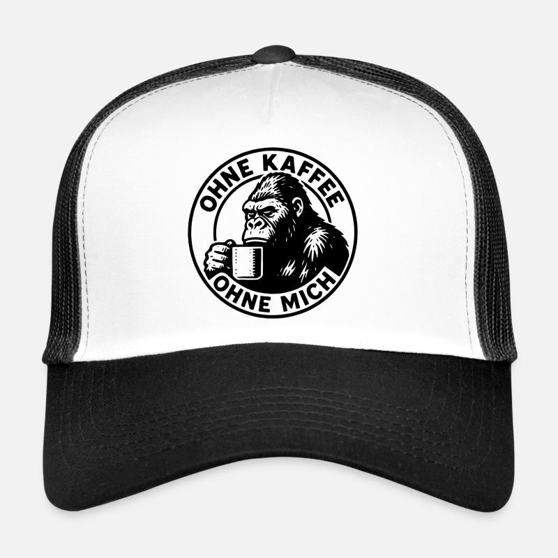 Sans Café Sans Moi Gorilla Editon Casquette trucker 