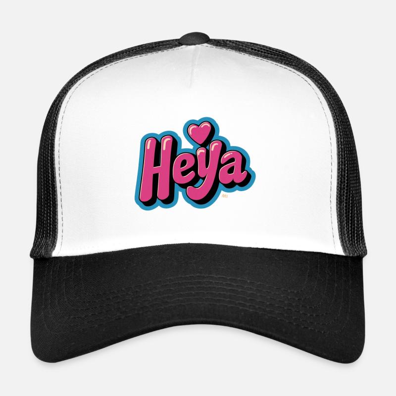 Heya Coeur Bulle Casquette trucker 