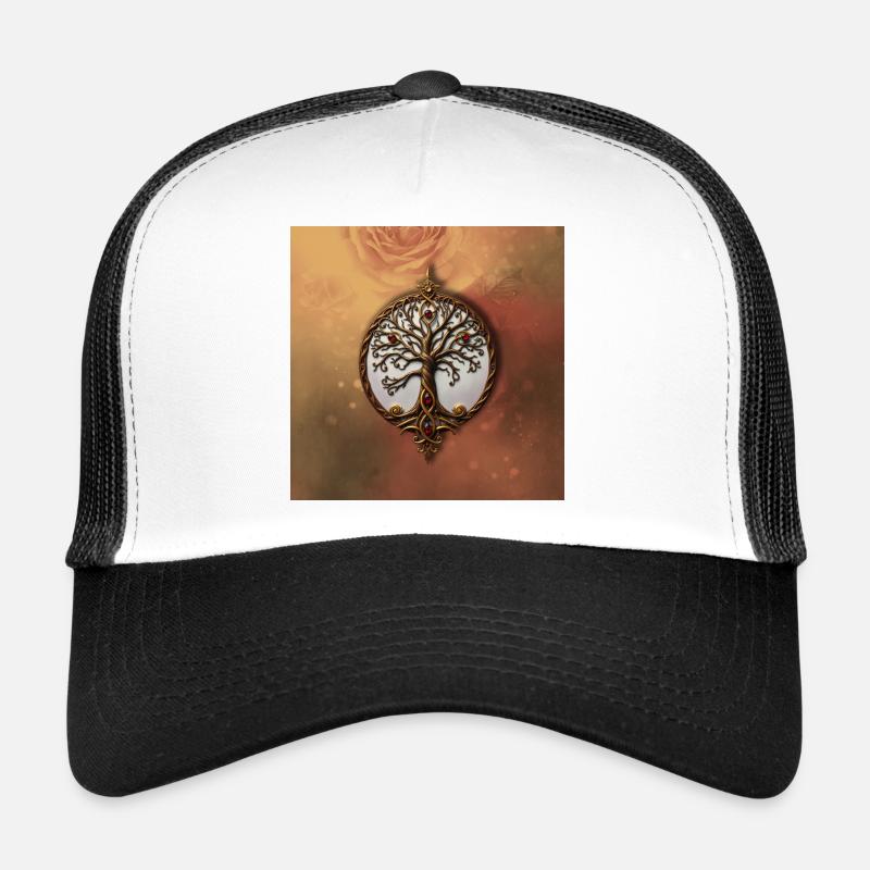 Arbre de vie circulaire Casquette trucker 
