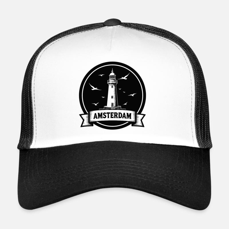 Leuchtturm Amsterdam Maritimes  Trucker Cap