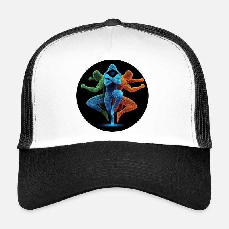 Colorful trinity Trucker Cap