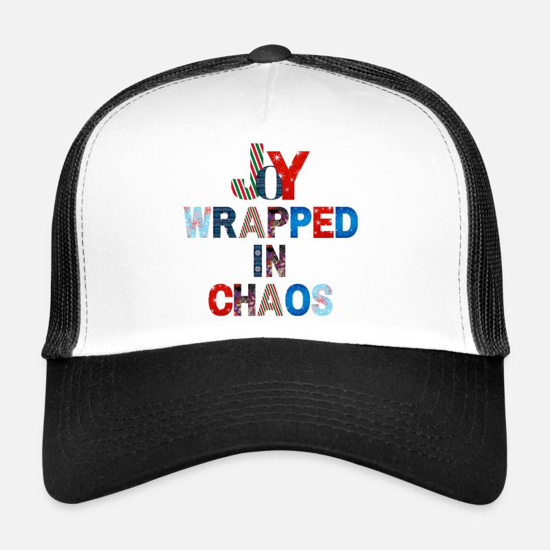 Conception de la typographie de Noël Casquette trucker 