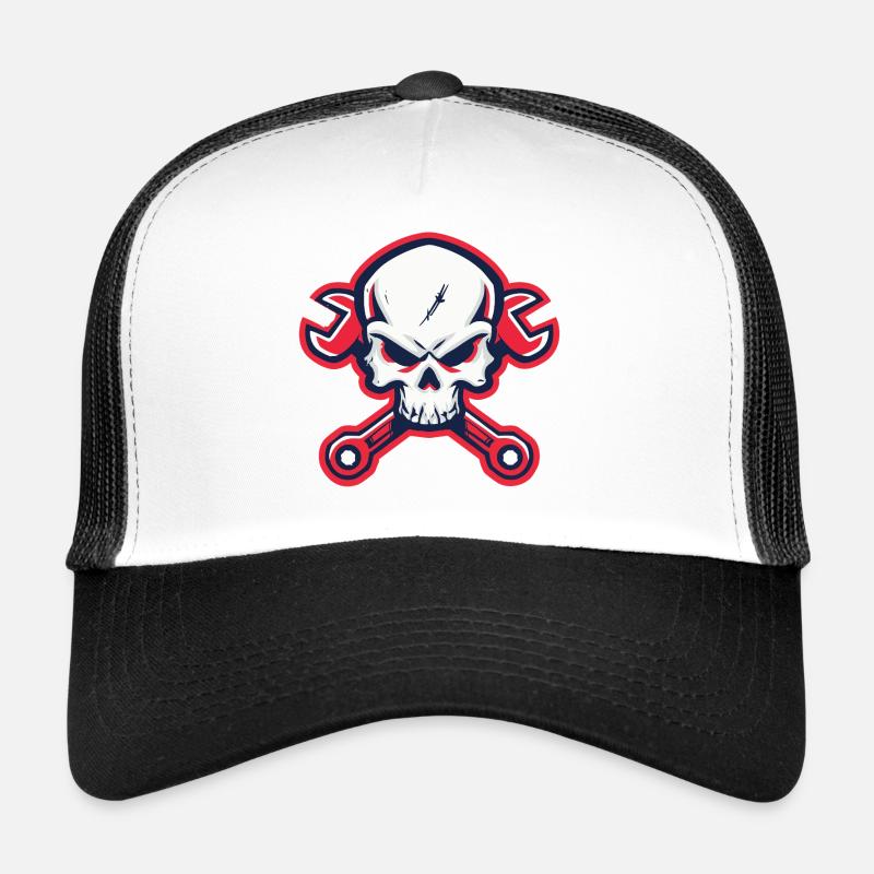 Skull & Wrenches – For real mechanics Trucker Cap