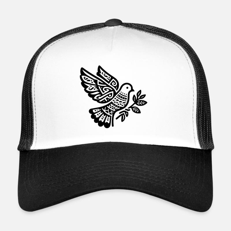 Ethnische Taube des Friedens – Zeichen des Geistes Trucker Cap