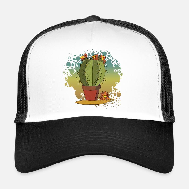 Fleur Casquette trucker 