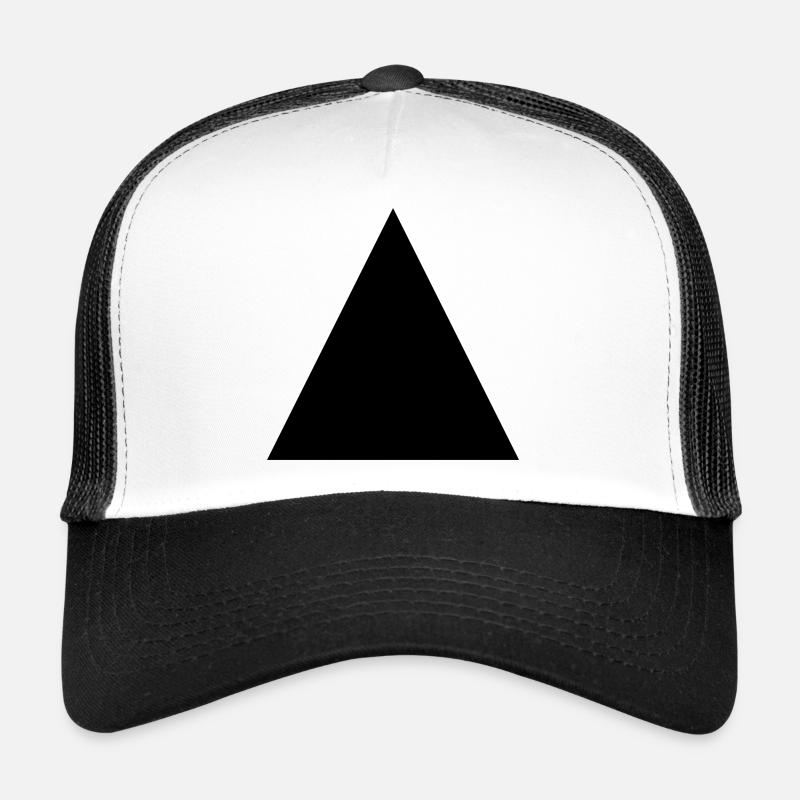 Dreieck - Trucker Cap - Weiß/Schwarz