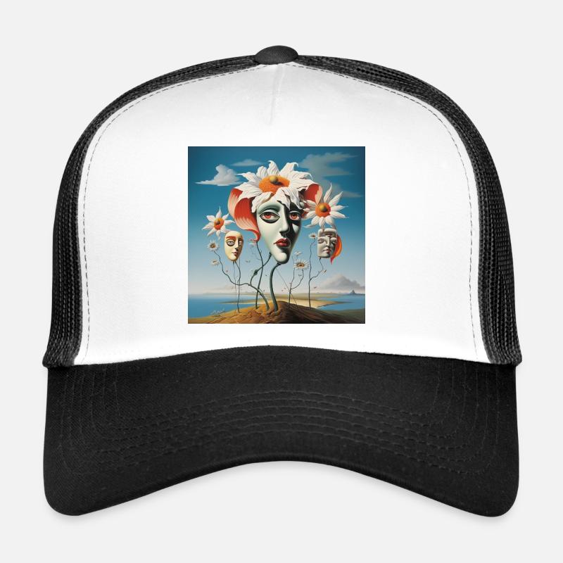 Flower Masks Dream Trucker Cap