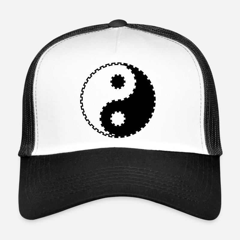 Équipement Yin Yang – Équilibre et technique asiatiques Casquette trucker 