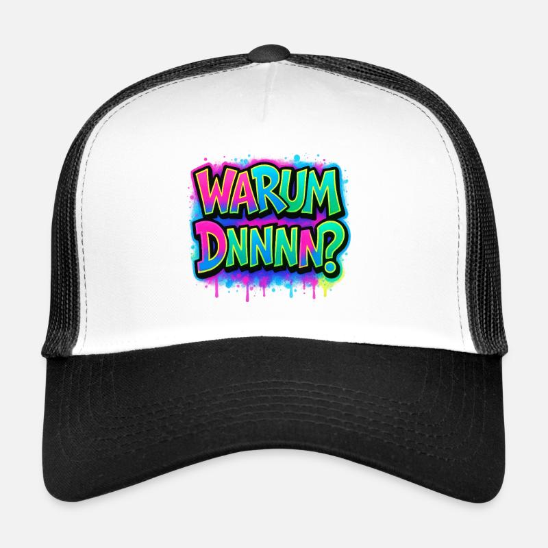 Why DNNN? Neon Graffiti Trucker Cap