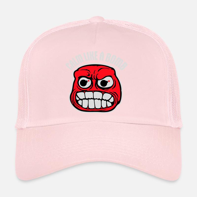 Calme comme une bombe Paradoxe Ironie Humour Blague explosive Casquette trucker 