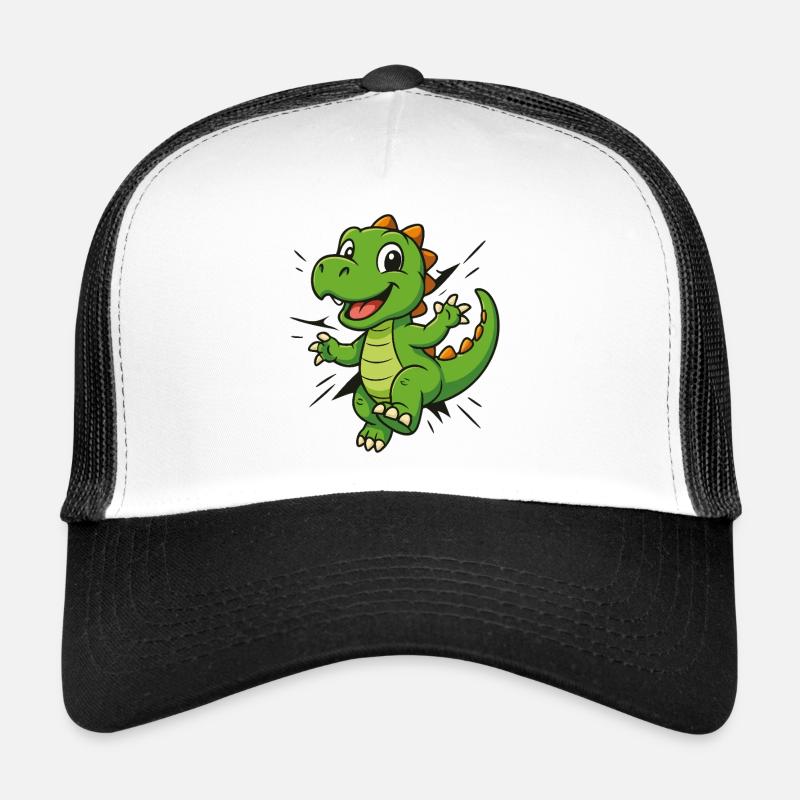 Süßer Comic Dino –  Kinder & Dinosaurier Fans Trucker Cap