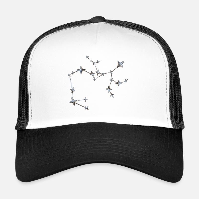 Constellation d’étoiles en chaîne Casquette trucker 