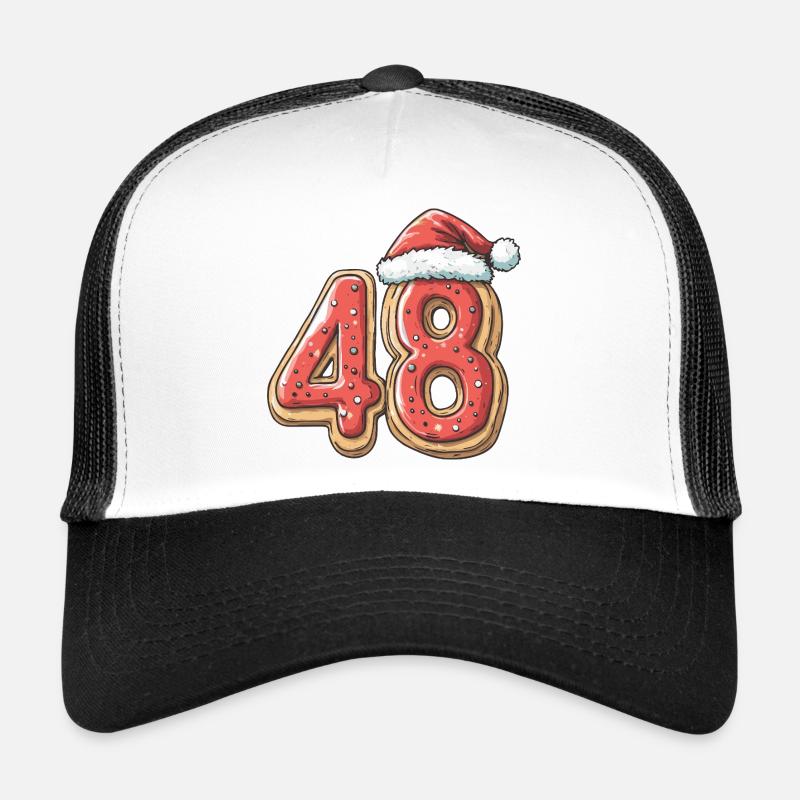 48 Numéro Biscuit Noël Casquette trucker 