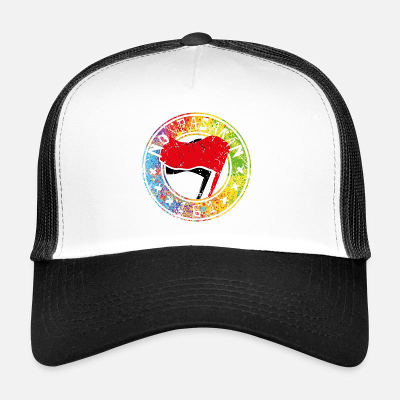 no pasaran 161 - Trucker Cap - Weiß/Schwarz