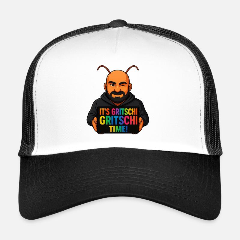 Gritschi Gritschi Time - Casquette trucker  - blanc/noir