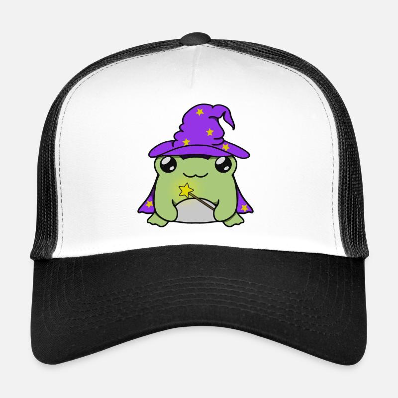 Wizard frog with hat Trucker Cap