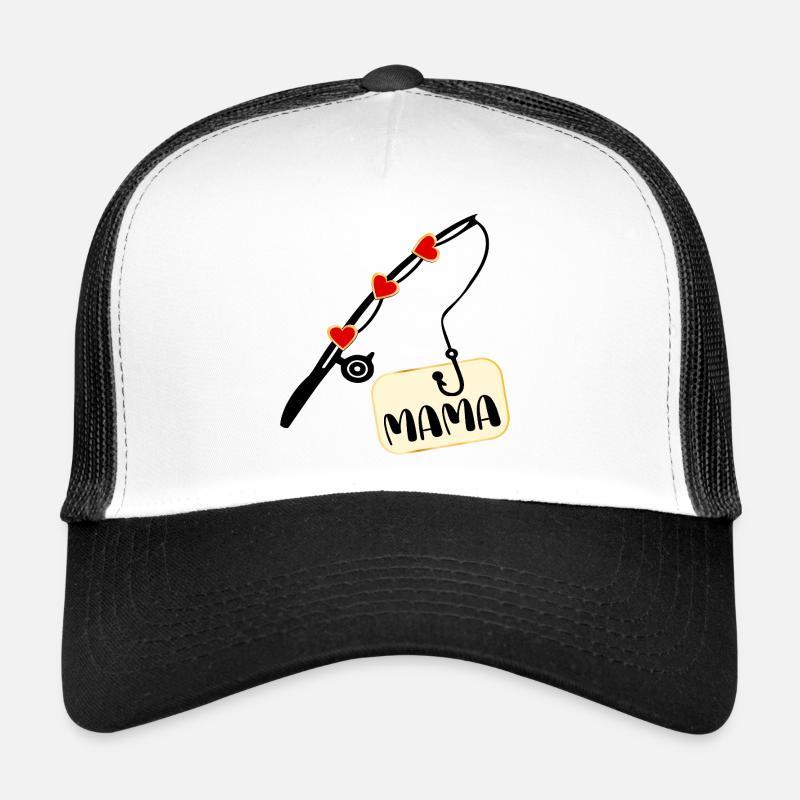 Canne à pêche Pêche Maman Maman Casquette trucker 