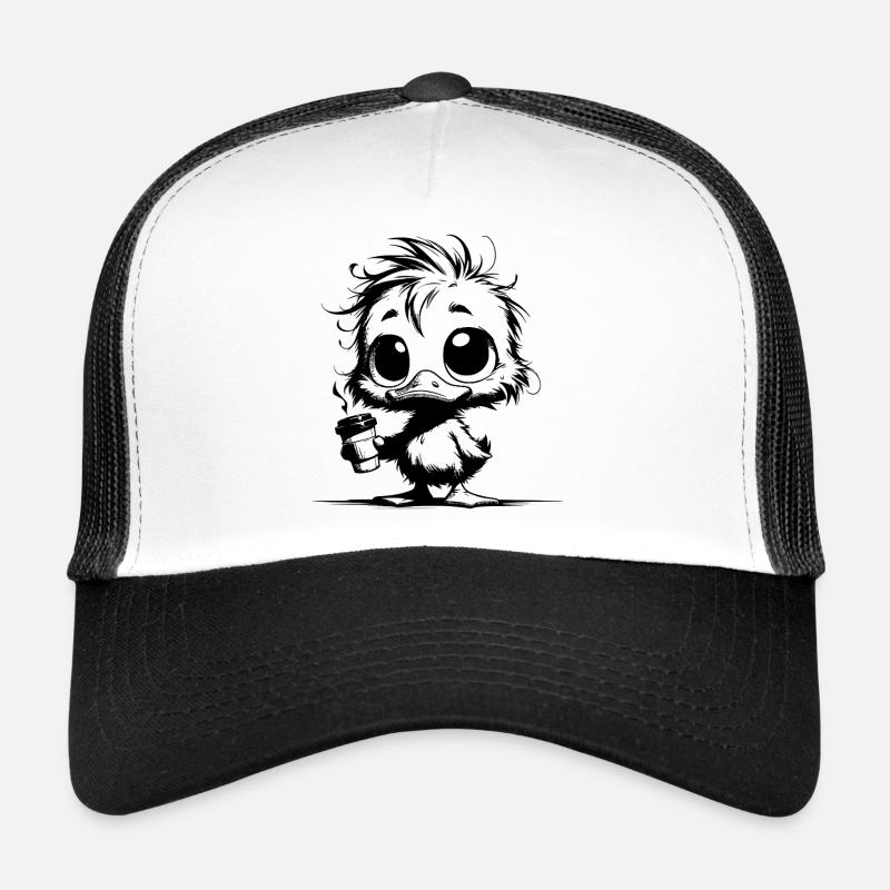 Duck in Survival Mode Caffeine Coma Mug Trucker Cap