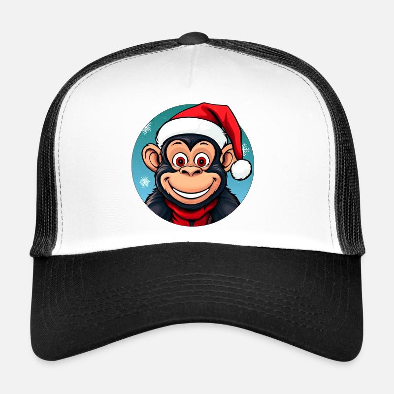 Singe Noël Casquette trucker 