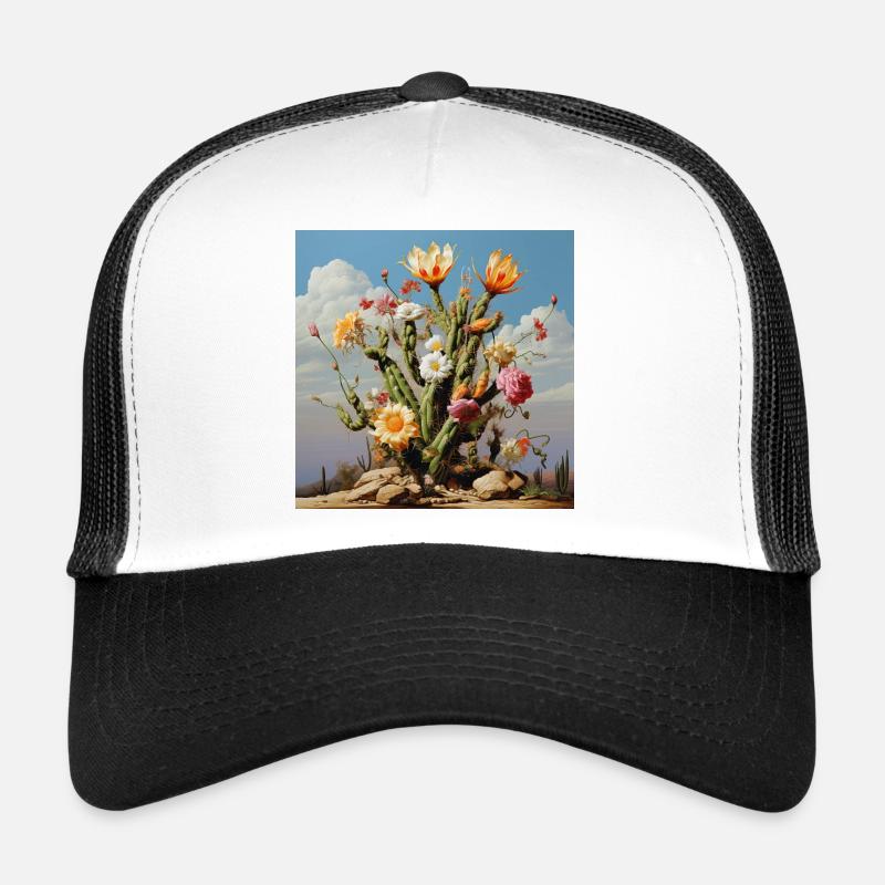 Cactus Blossom Color Dream Trucker Cap