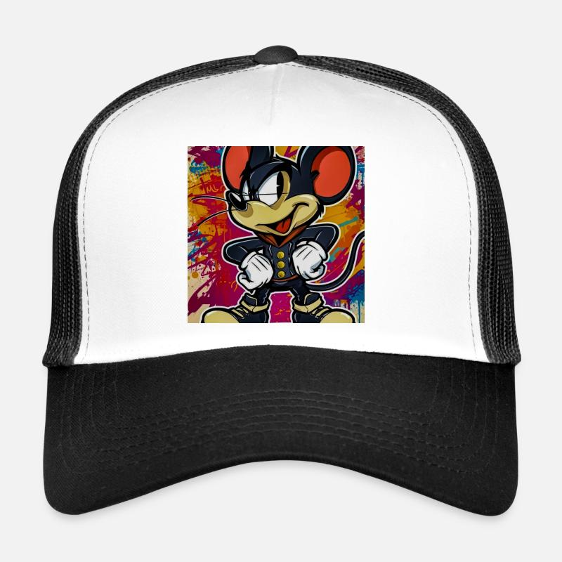 Graffiti Souristenu dans le style de la rue Casquette trucker 