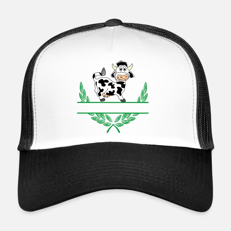 Couronne de laurier vache avec espace de noms Casquette trucker 