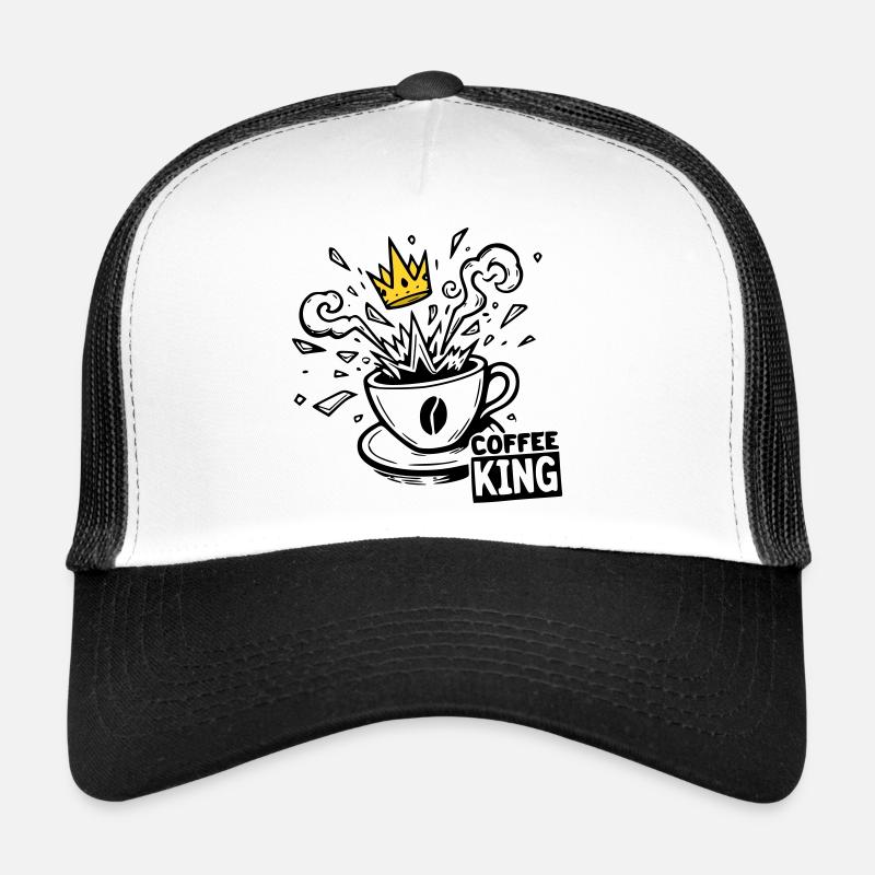 Grind or Die: coffee king krone graffiti kaffee Trucker Cap