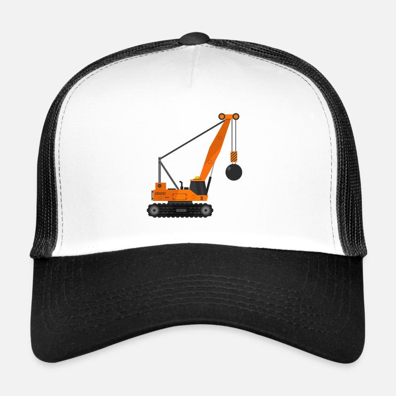Wrecking ball crane Trucker Cap