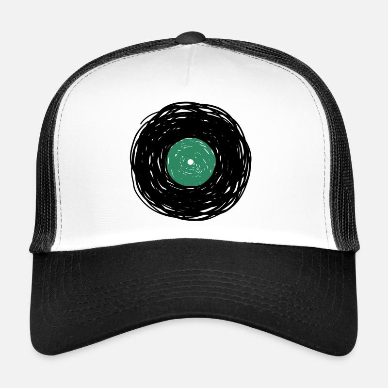 Esquisse d’album vinyle Casquette trucker 