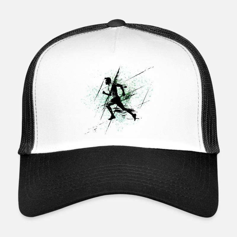 Coureur en spray vert Casquette trucker 