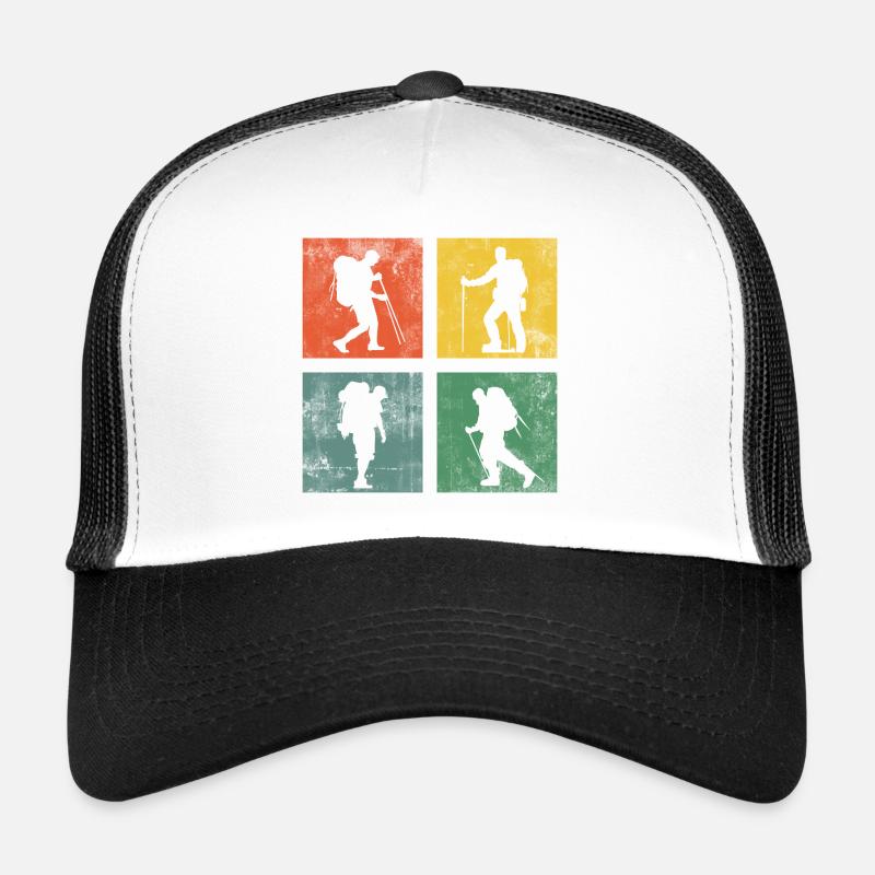 Wandern Wanderung Berge Retro Trucker Cap