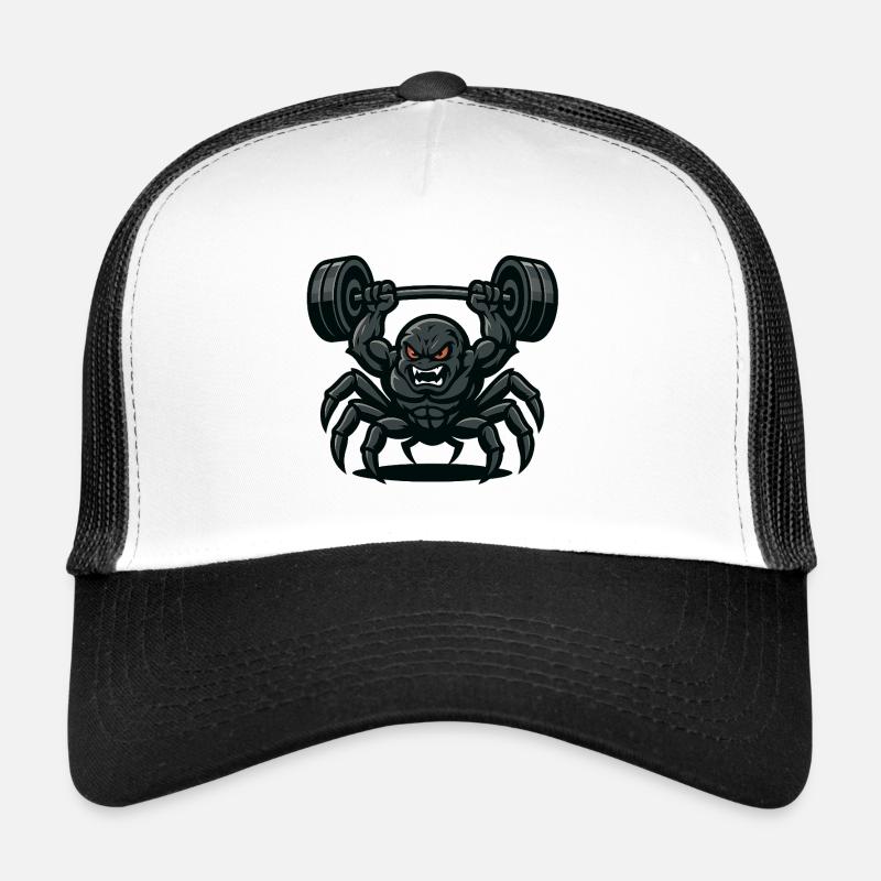 Beast Tarantula Gym – Mächtige Spinne mit Hanteln Trucker Cap