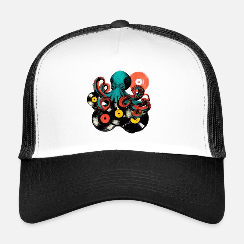 Octopus Vinyl Mix Trucker Cap