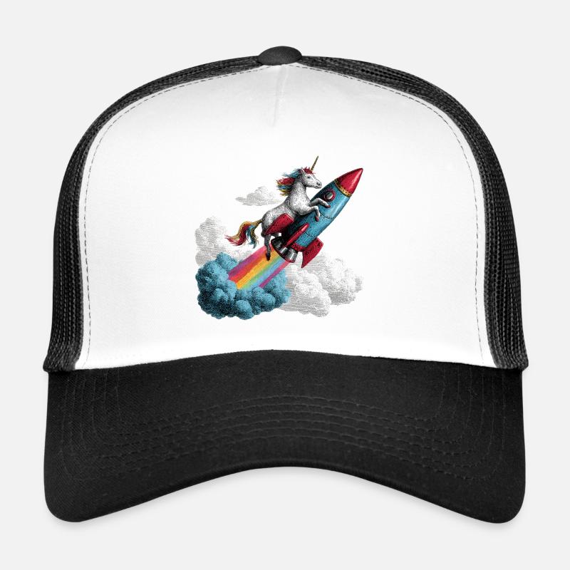 Fusée Licorne Casquette trucker 