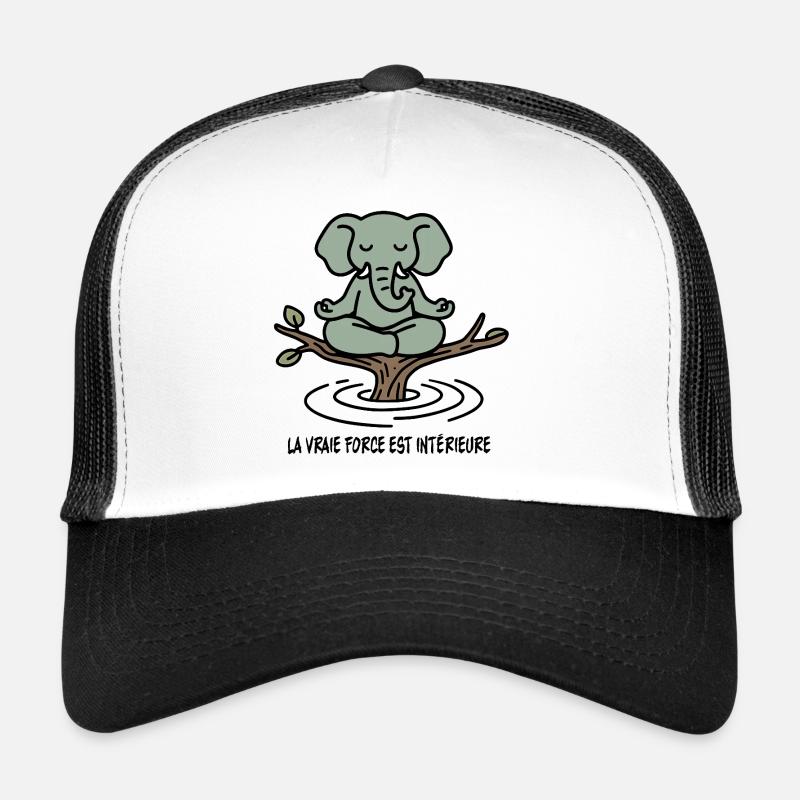 Elephant Zen sur Branche Casquette trucker 