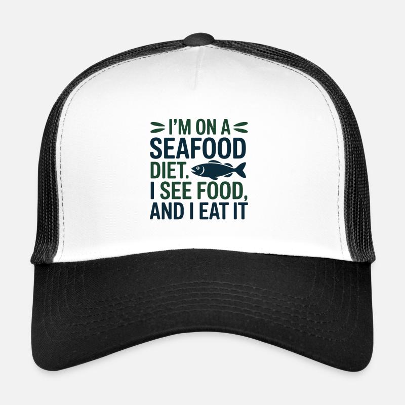 Je suis là pour les snacks et la diététicienne scientifique Casquette trucker 
