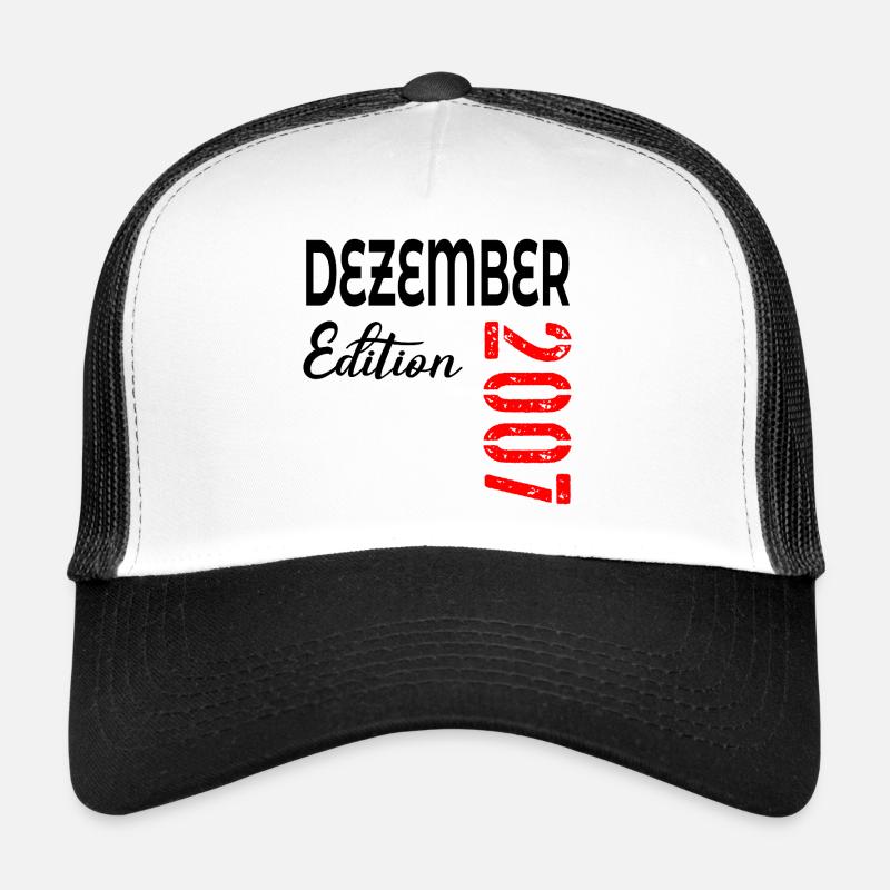 19e anniversaire décembre 2007 Casquette trucker 
