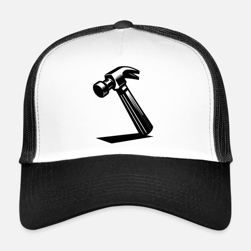 Motif de marteau pour charpentier et constructeur Casquette trucker 