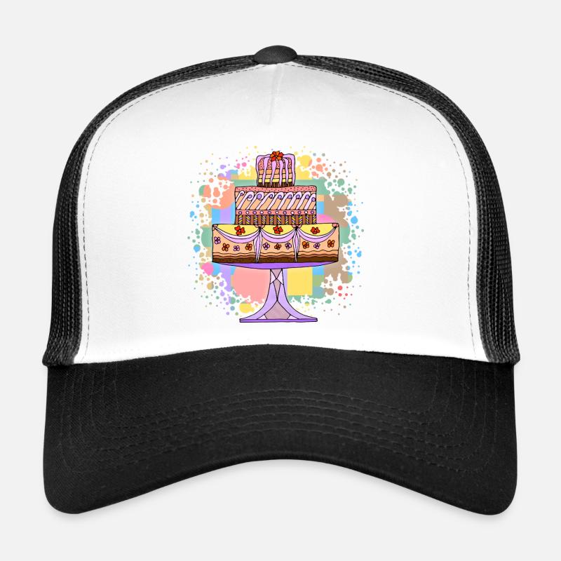 Cake - Trucker Cap - white/black