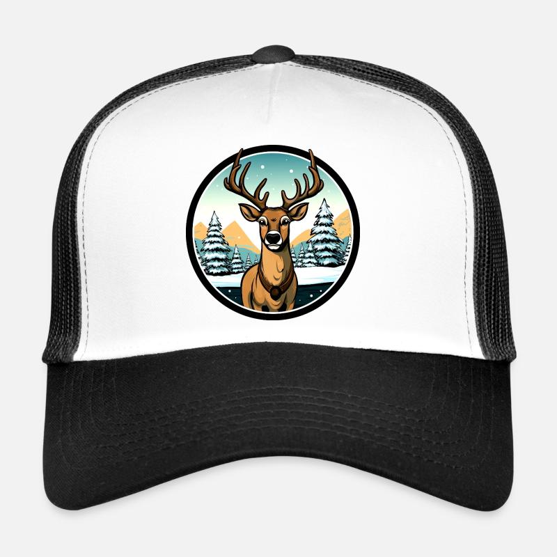 Deer Winter Style Trucker Cap