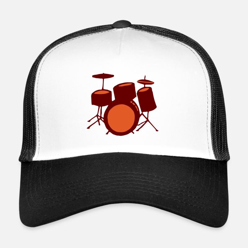 Batterie Crépuscule Rouge-Orange - Trucker Cap - white/black