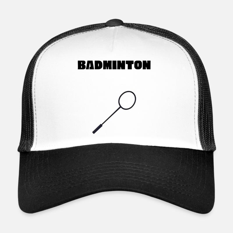 Vergrößerungsglas Icon - Trucker Cap - Weiß/Schwarz