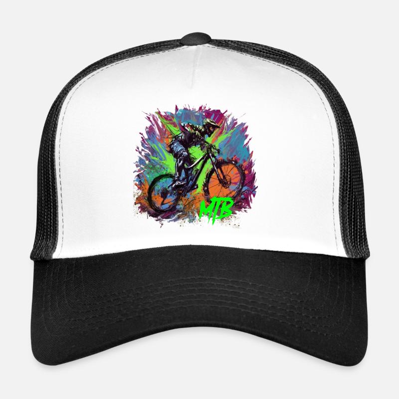 Mtb - Trucker Cap - Weiß/Schwarz
